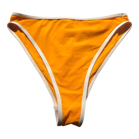 LSpace Bitsy Cut Nora Bikini Bottom Mango Cream Women's Size Small NWT - Picture 2 of 12